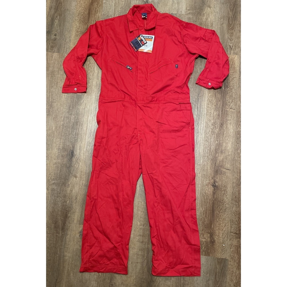 LAPCO FR Coverall XXL Short 50-52 Red ATPV 8.7 Cat 2 Work Safety